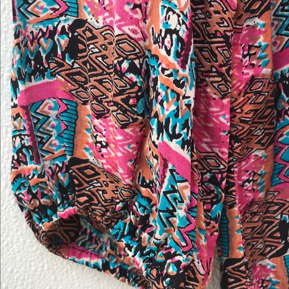 Tolani anthropologie silk boho blouse top. S - Picture 2 of 5